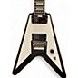 Used 2017 Epiphone RICHIE FAULKNER Black and White Solid Body Electric Guitar
