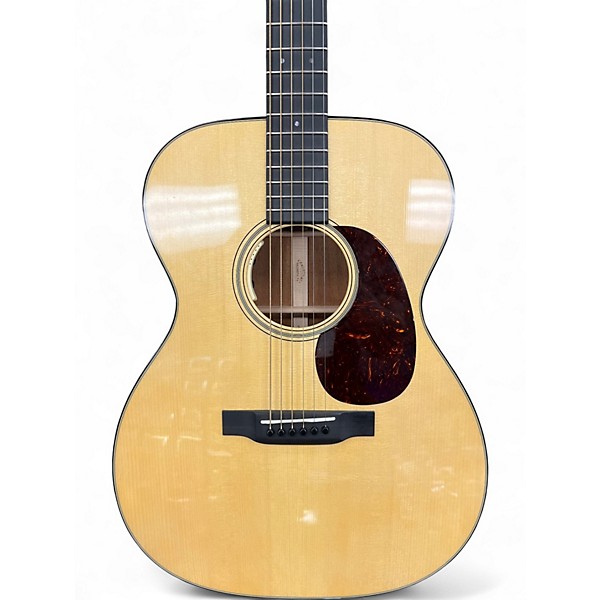 Used Martin CUSTOM 00018 ADIRONDACK SPRUCE Natural Acoustic Electric Guitar