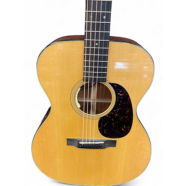 Used Martin 00018 NATURAL Acoustic Electric Guitar