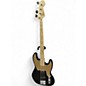 Used Squier Paranormal Jazz Bass 54 Black Electric Bass Guitar thumbnail