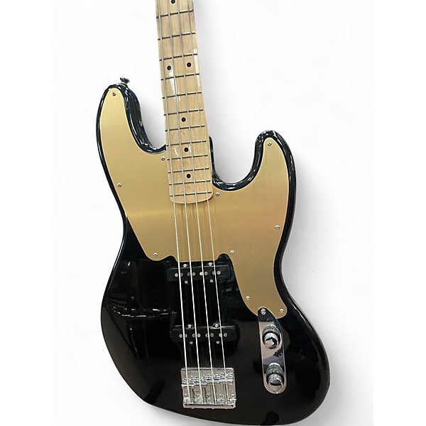 Used Squier Paranormal Jazz Bass 54 Black Electric Bass Guitar