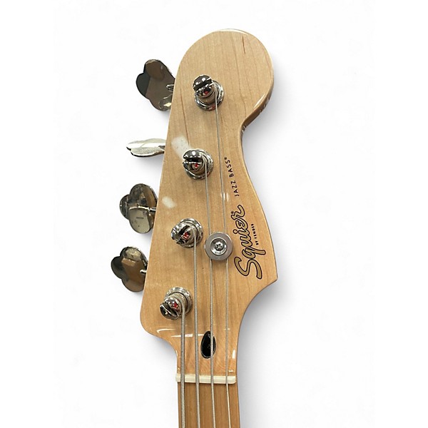 Used Squier Paranormal Jazz Bass 54 Black Electric Bass Guitar