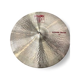 Used Paiste 17in 2002 Power Crash Cymbal