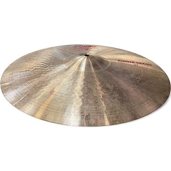Used Paiste 17in 2002 Power Crash Cymbal