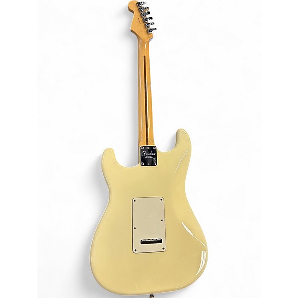 Used Fender American Standard Stratocaster Olympic White Solid Body Electric Guitar