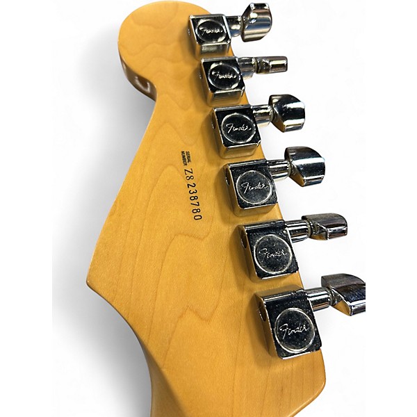 Used Fender American Standard Stratocaster Olympic White Solid Body Electric Guitar