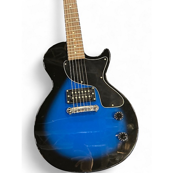 Used Maestro By Gibson Les Paul Jr Blue Solid Body Electric Guitar