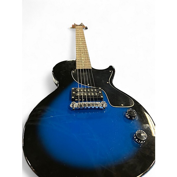 Used Maestro By Gibson Les Paul Jr Blue Solid Body Electric Guitar