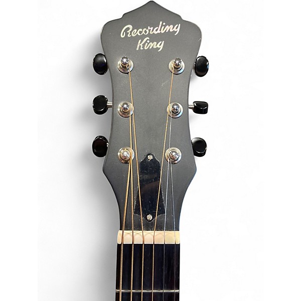 Used Recording King RR-997 VG Distressed Vintage Green Resonator Guitar