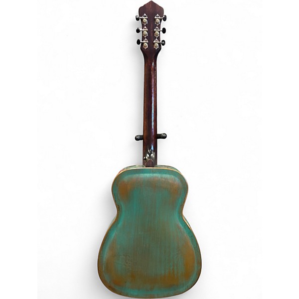 Used Recording King RR-997 VG Distressed Vintage Green Resonator Guitar