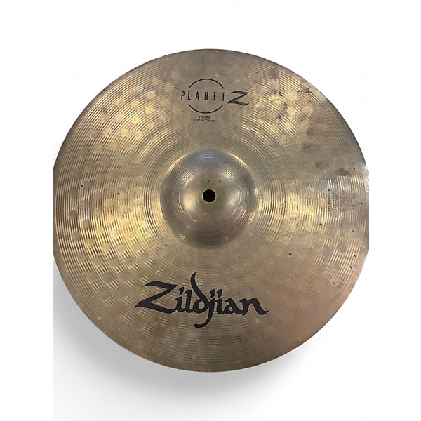 Used Zildjian 14in Planet Z Hi Hat Pair Cymbal