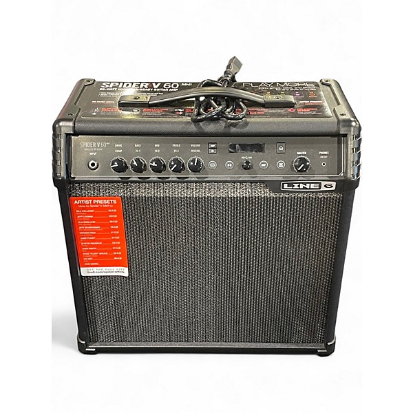 Used Line 6 Spider V 60 1x10 Guitar Combo Amp