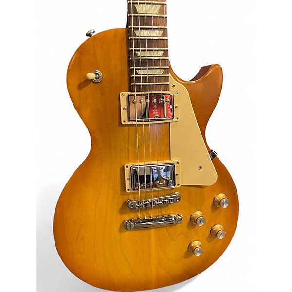 Used 2017 Gibson Les Paul Tribute Lemonburst Solid Body Electric Guitar