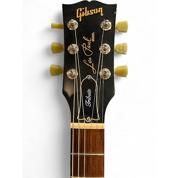 Used 2017 Gibson Les Paul Tribute Lemonburst Solid Body Electric Guitar
