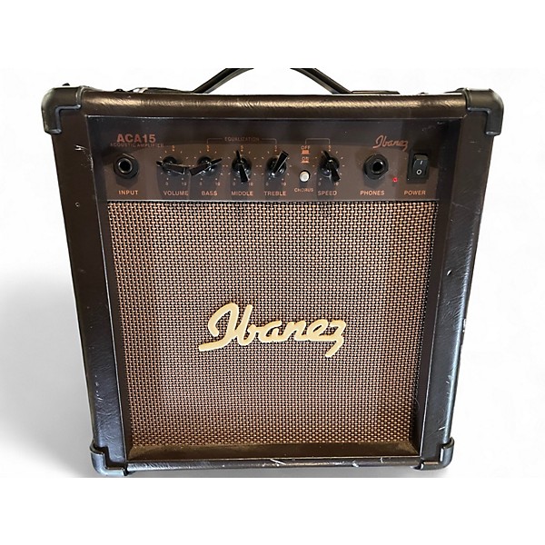Used Ibanez ACA15 Battery Powered Amp