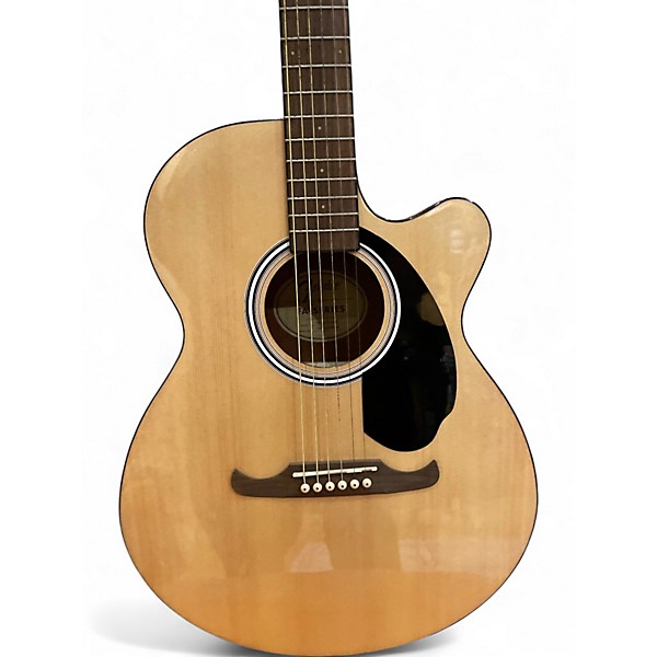 Used Fender FA135CE Concert Natural Acoustic Electric Guitar