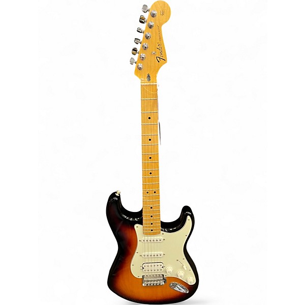 Used 2017 Fender Standard Stratocaster HSS Brown Sunburst Solid Body Electric Guitar
