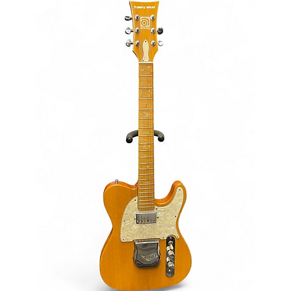 Vintage 1970s Ampeg HEAVY STUD GEH-150 Natural Solid Body Electric Guitar