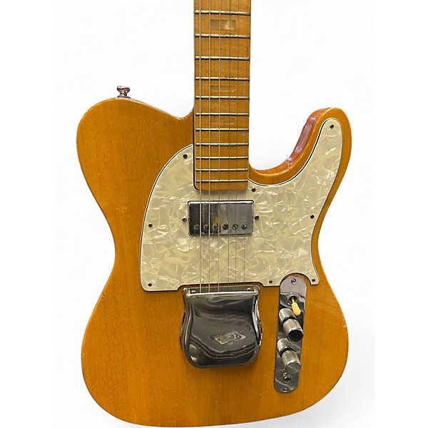 Vintage 1970s Ampeg HEAVY STUD GEH-150 Natural Solid Body Electric Guitar