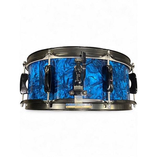 Used Pearl 14in EXPORT SERIES SNARE Blue Srata Drum