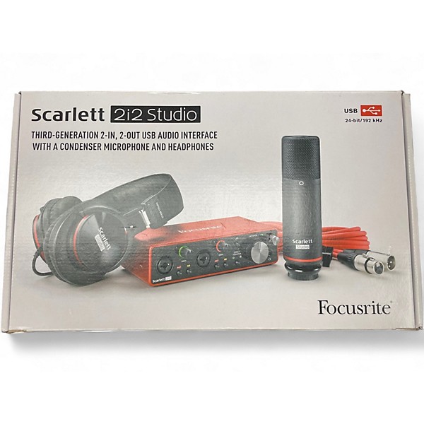 Used Focusrite Scarlett 2i2 Studio Gen 3