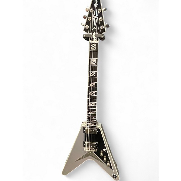 Used Epiphone FUTURA FLYING V CUSTOM  QUICKSLIVER SHIFT Solid Body Electric Guitar