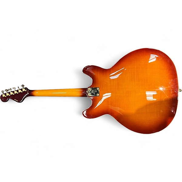 Used Hagstrom VIKING II 2 Tone Sunburst Hollow Body Electric Guitar