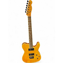 Used 2024 Fender Special Edition Custom Telecaster FMT HH Amber Solid Body Electric Guitar