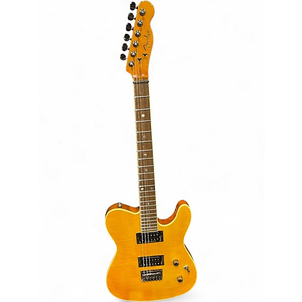 Used 2024 Fender Special Edition Custom Telecaster FMT HH Amber Solid Body Electric Guitar