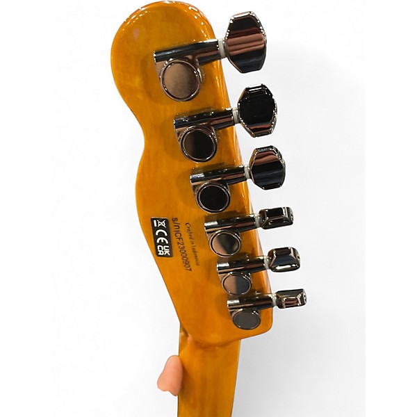 Used 2024 Fender Special Edition Custom Telecaster FMT HH Amber Solid Body Electric Guitar