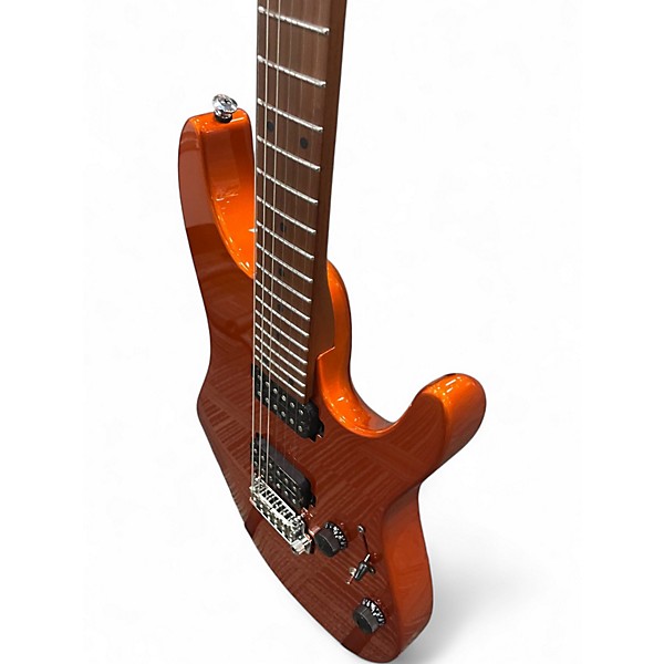 Used Ibanez AZ2402 Prestige Roadster Orange metallic Solid Body Electric Guitar