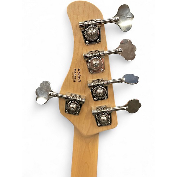Used Harrys Engineering DRAGONFLY CLJB5 Blue Electric Bass Guitar