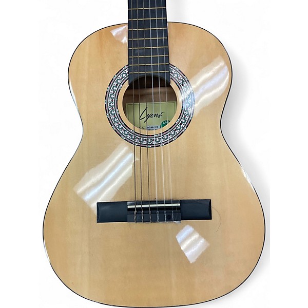 Used Lyons AC-964N12 NATURAL Classical Acoustic Guitar