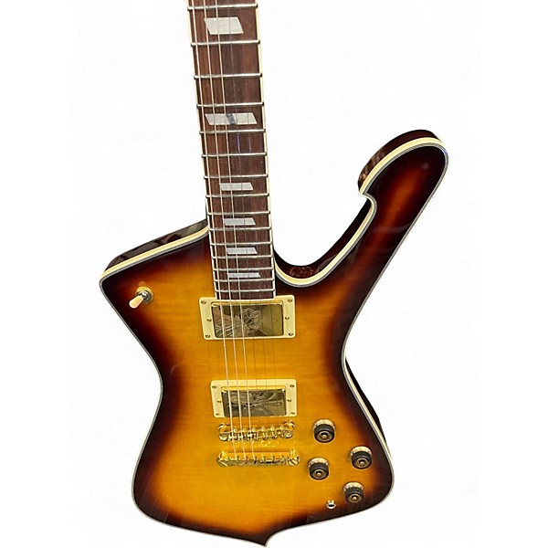 Used Ibanez IC500 Iceman 2 Tone Sunburst Solid Body Electric Guitar