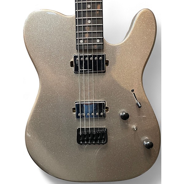 Used Cerberus HERMES 6HT Silver Sparkle Baritone Guitars
