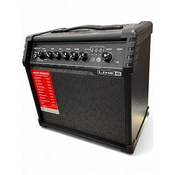 Used Line 6 Spider V 20 MkII 20w 1x8 Guitar Combo Amp