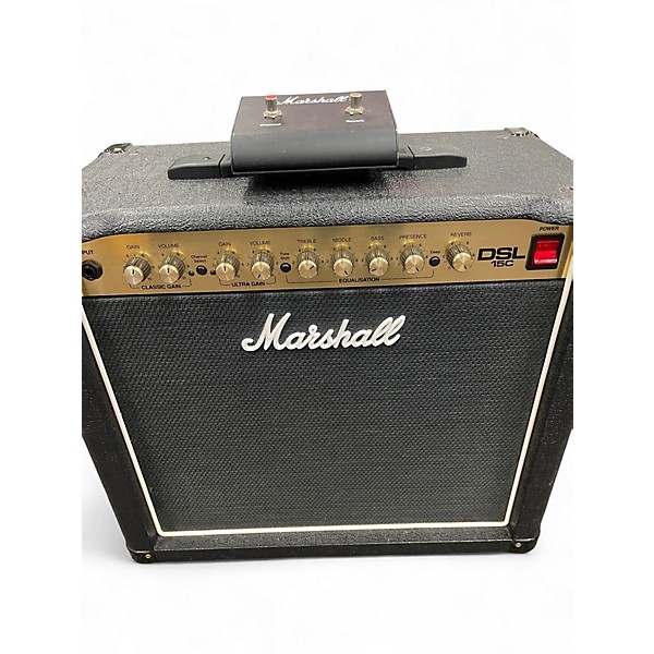 Used Marshall DSL15C 15W 1x12 Tube Guitar Combo Amp
