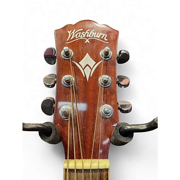 Used Washburn WD7SCE Natural Acoustic Electric Guitar