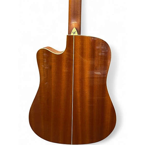 Used Washburn WD7SCE Natural Acoustic Electric Guitar