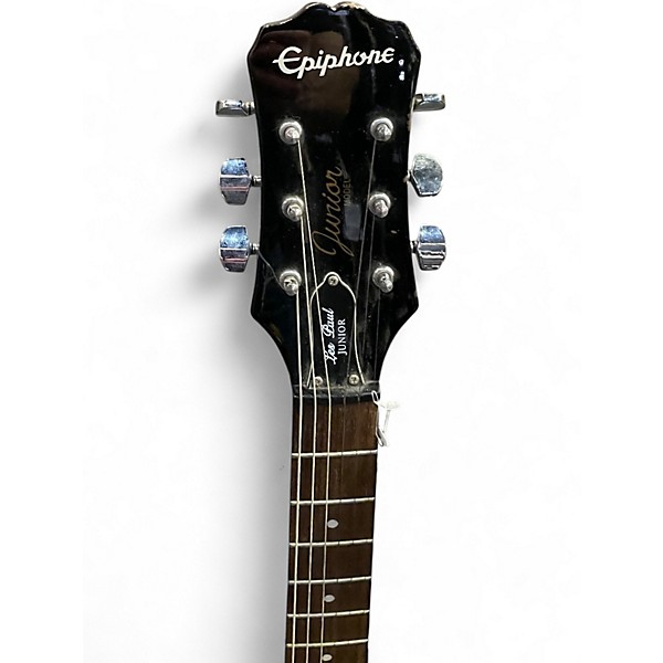 Used Epiphone Les Paul Junior Black Solid Body Electric Guitar