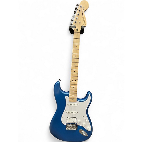 Used Squier Standard Stratocaster Metallic Blue Solid Body Electric Guitar