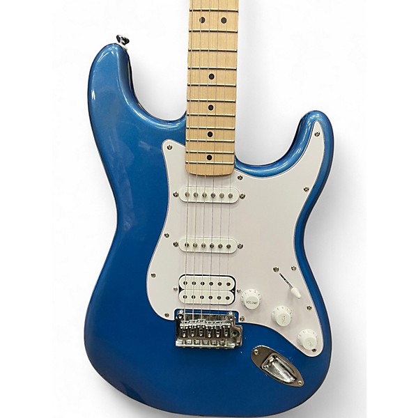Used Squier Standard Stratocaster Metallic Blue Solid Body Electric Guitar