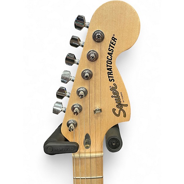 Used Squier Standard Stratocaster Metallic Blue Solid Body Electric Guitar
