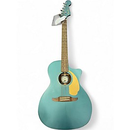 Used Fender Newporter Player OCEAN TEAL Acoustic Electric Guitar