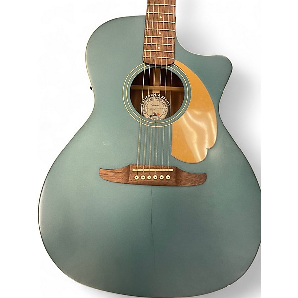 Used Fender Newporter Player OCEAN TEAL Acoustic Electric Guitar