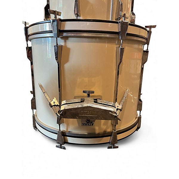 Used TAMA 4 Piece Rockstar white Drum Kit
