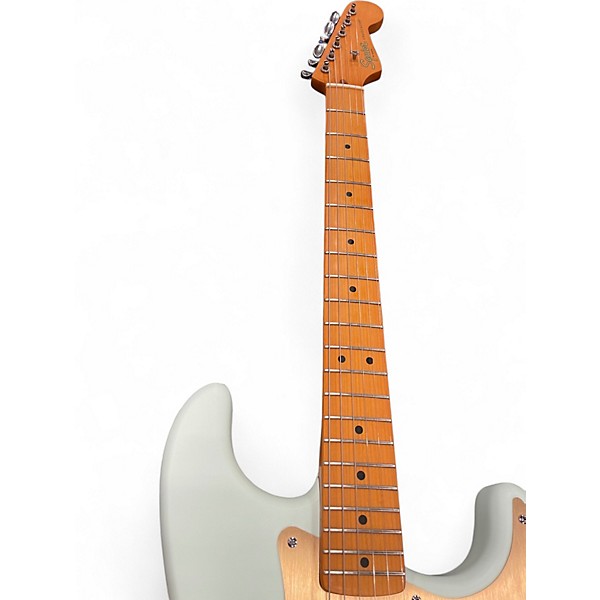 Used Squier 40th Anniversary Stratocaster Satin Sonic Blue Solid Body Electric Guitar