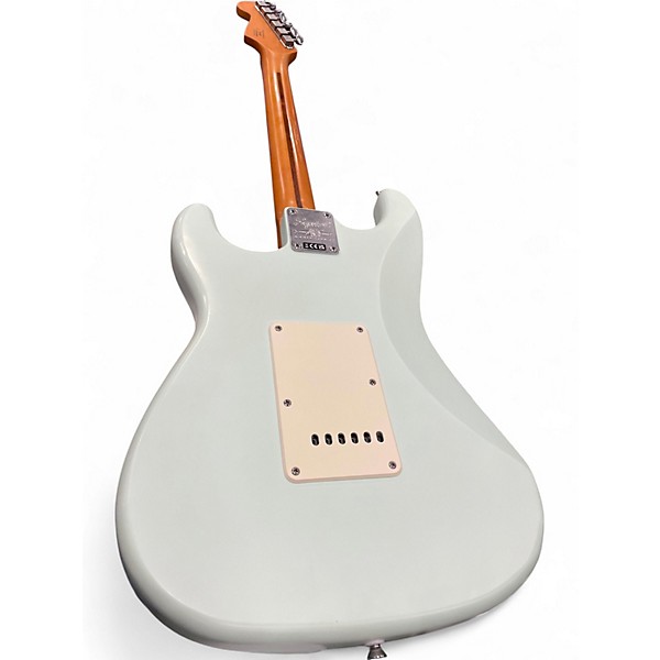 Used Squier 40th Anniversary Stratocaster Satin Sonic Blue Solid Body Electric Guitar