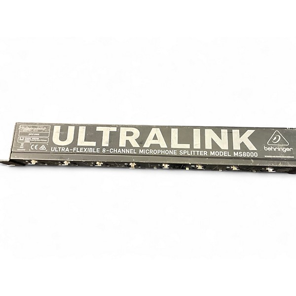Used Behringer ULTRALINK MS8000 Signal Processor