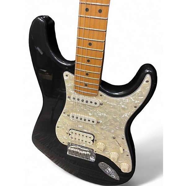 Used Fender Lone Star Stratocaster Black Solid Body Electric Guitar